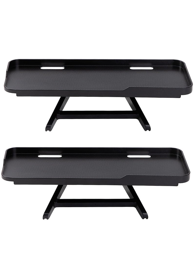 erorex - Adjustable TV Top Shelf, 1 Pcs, Screen Shelf Monitor Top Shelf TV Top Storage Bracket Computer Screen Shelf for Cellphone Stand, Media Boxes, Game Console, Router and Home (11.8 x 4.7 Inch) - Image 1