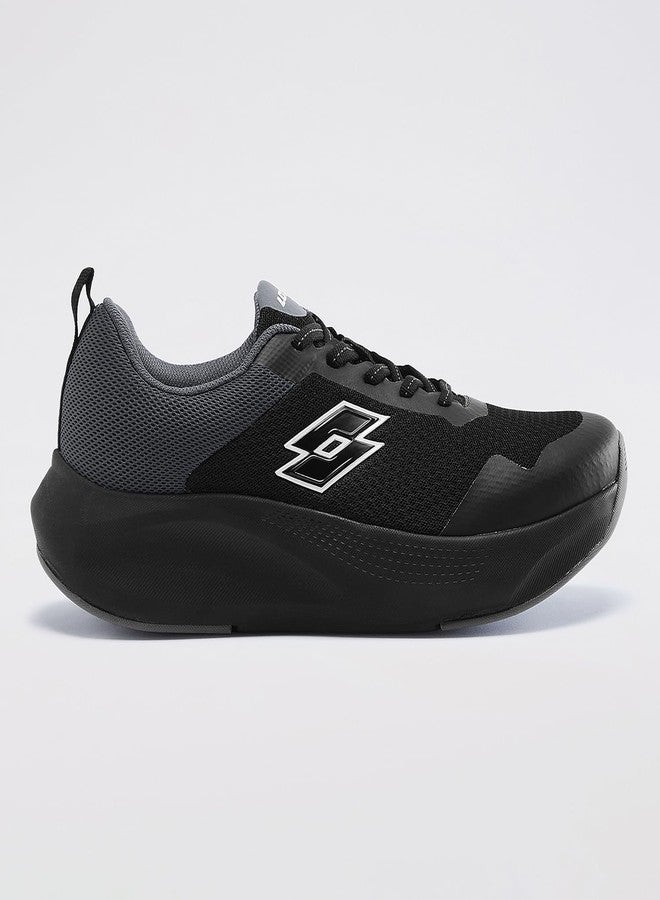 Lotto Men Energex Black Running Shoes - Image 3