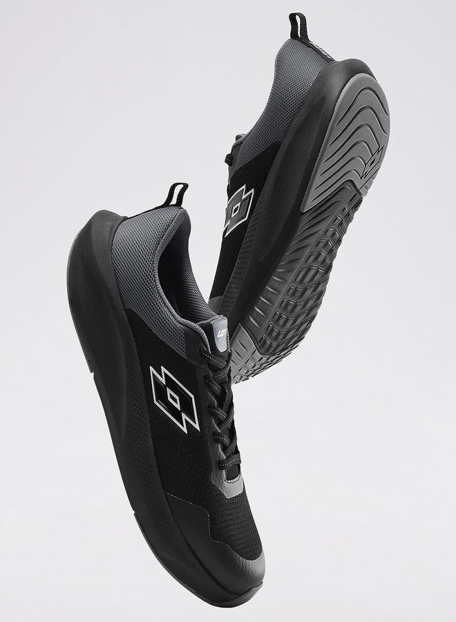 Lotto Men Energex Black Running Shoes - Image 5