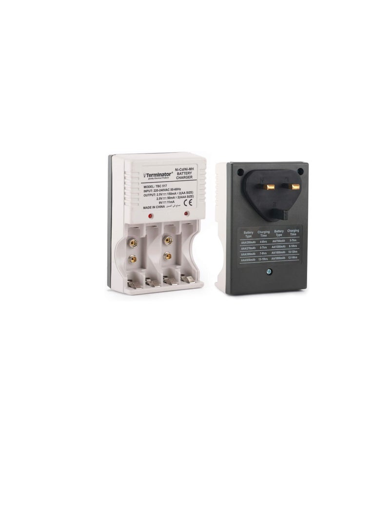 Terminator Terminator TBC 517 Universal Battery Charger AA,AAA  9V  - Image 1