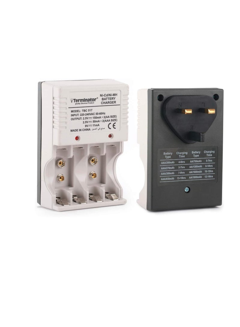 Terminator Terminator TBC 517 Universal Battery Charger AA,AAA  9V  - Image 2