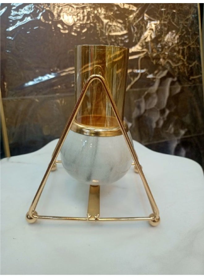 Imported metal candle holder Code 510 Height: 15 cm - Image 2