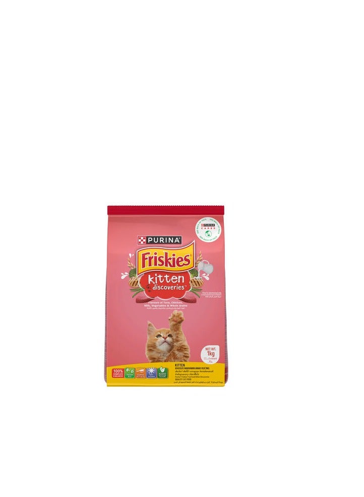 Nestle Nestle Purina Friskies Kitten Discovery Cat Dry Food 1Kg 
