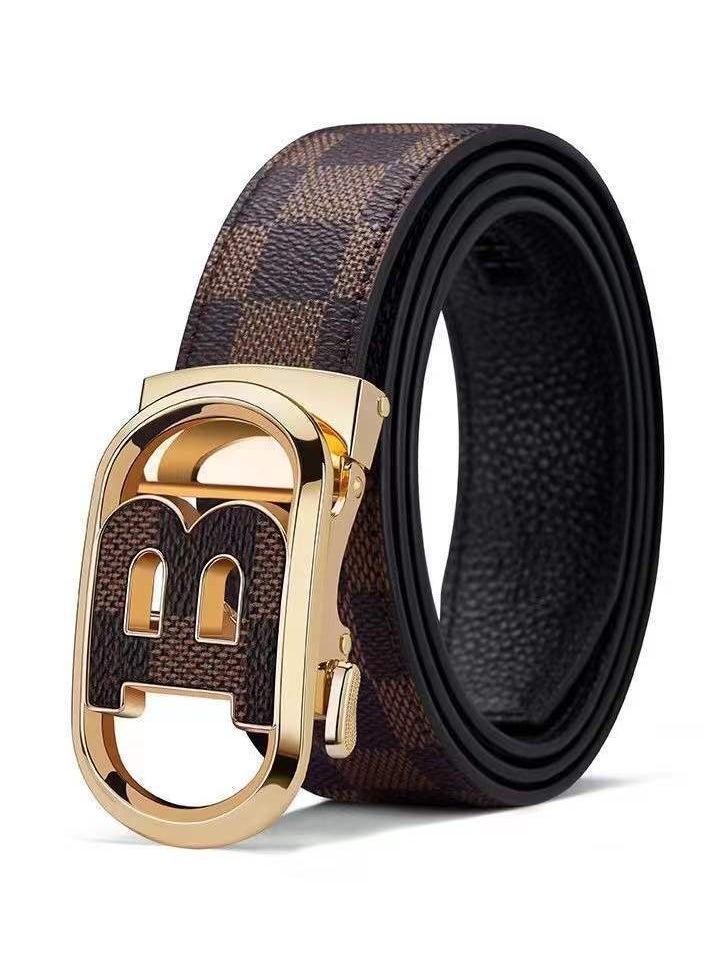 KUYING - Creative Casual And Versatile Wear-resistant Leather Belt - Image 1