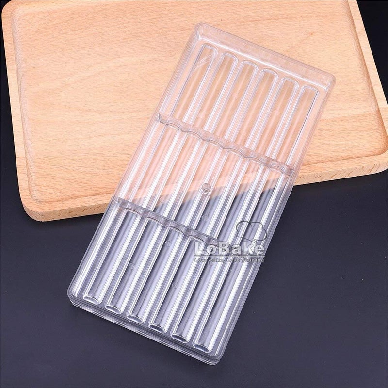 LoBake 18 cavities long sticks shape polycarbonate PC chocolate mold candy fondant ice cube mould baking moldes DIY bakeware supplies - Image 4