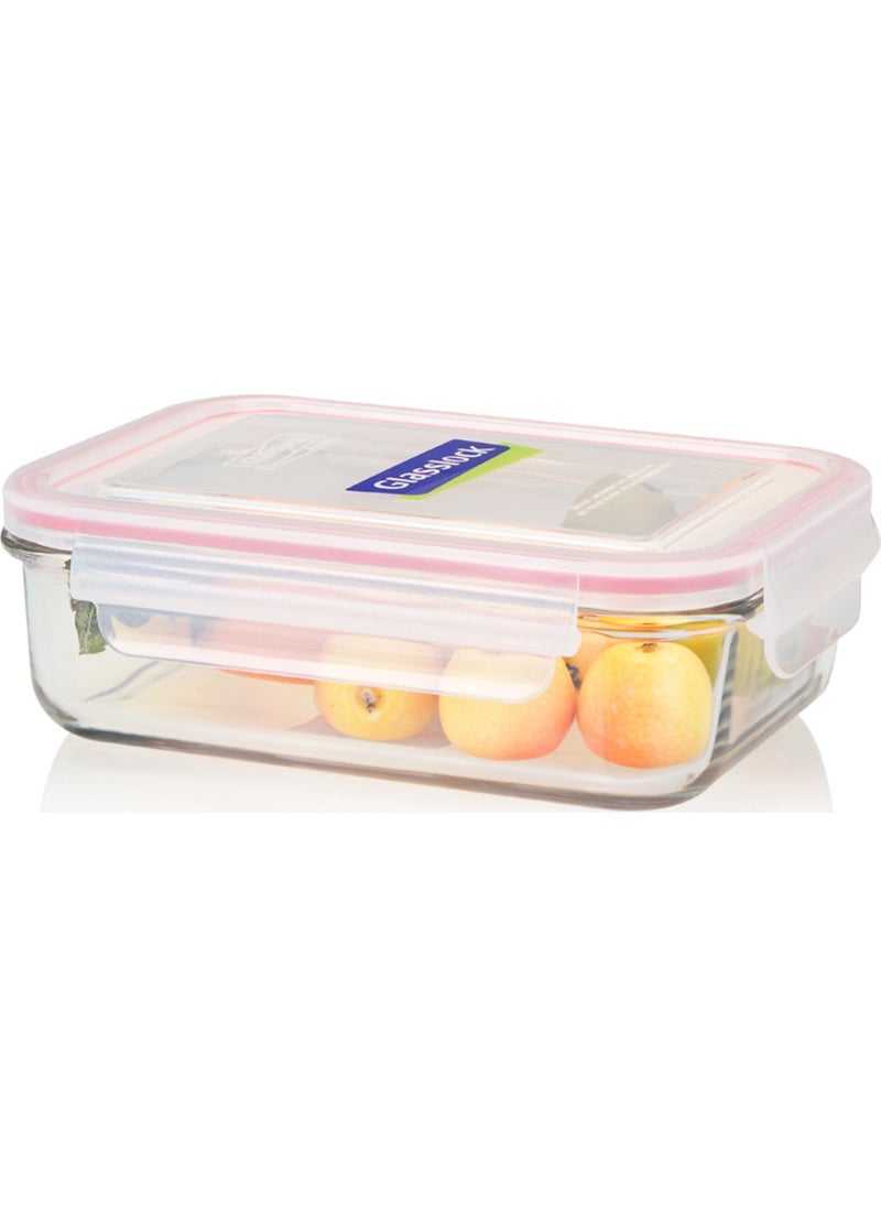 Glasslock Rectangular Glass Storage Container 1000 ml  - Image 1