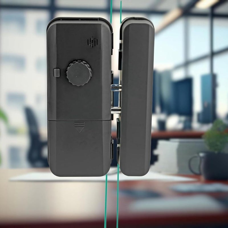 LAVNA قفل باب زجاجي ذكي رقمي | 6 طرق لفتح القفل | بصمة، تطبيق موبايل، تحكم عن بعد، بطاقة RFID، OTP، PIN للأبواب الزجاجية المقواة 10-12 مم فقط | تركيب مجاني (LA5 بلوتوث) - Image 5