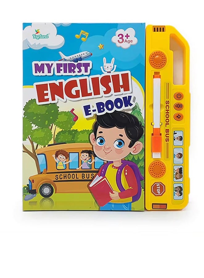 English Electronic Book Toy for Kids, with Sounds and Music - Image 1