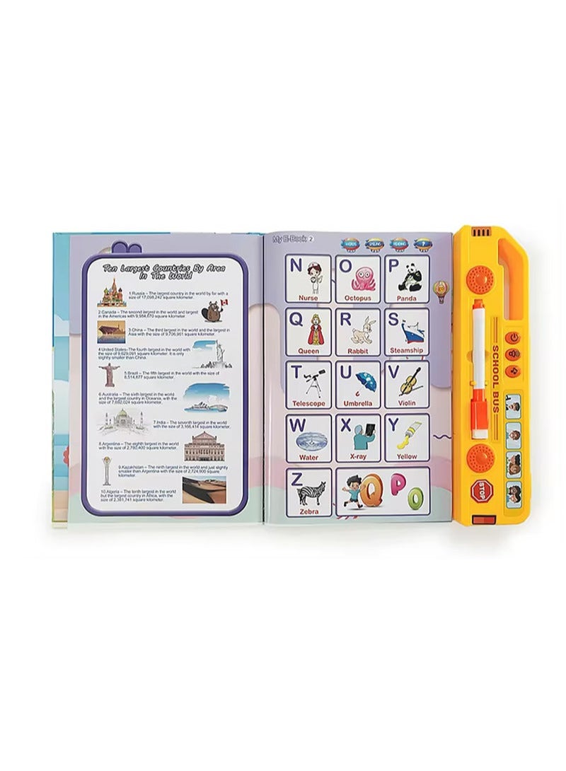 English Electronic Book Toy for Kids, with Sounds and Music - Image 2