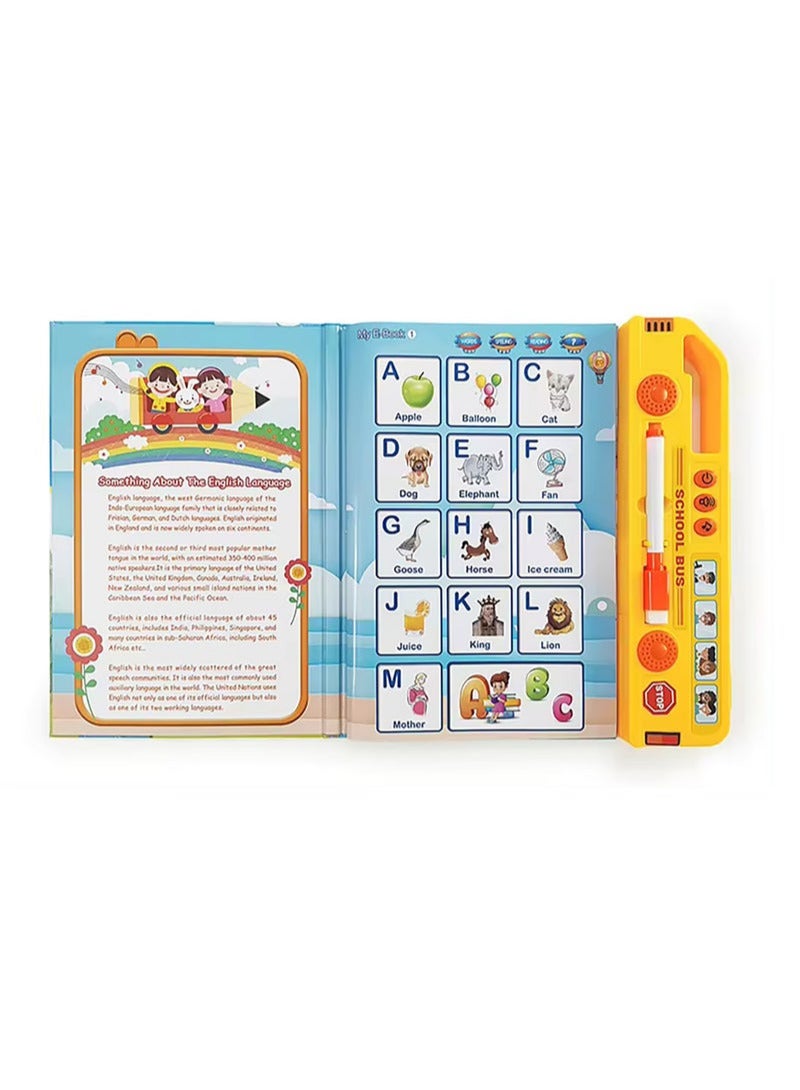 English Electronic Book Toy for Kids, with Sounds and Music - Image 4