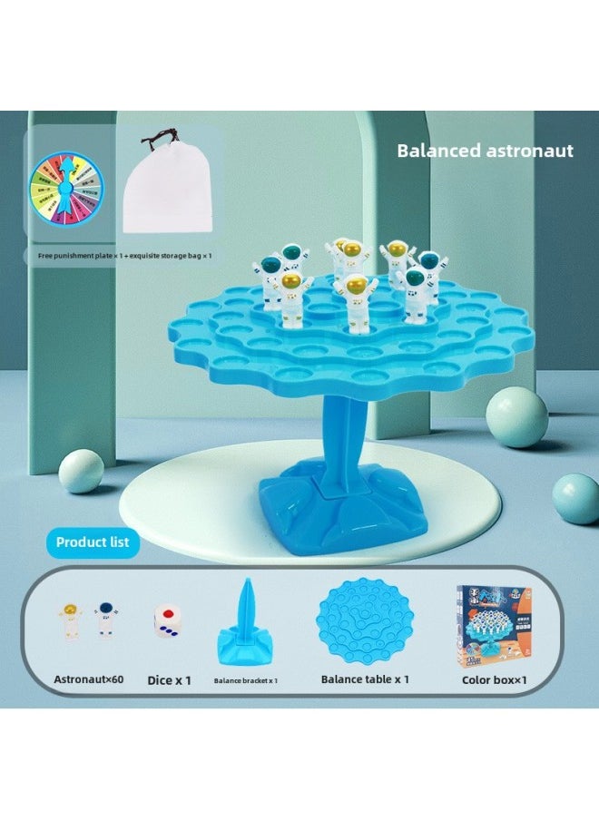 Frog Balance Tree Astronaut Children's Educational Table Game Toy Multiplayer Interactive Stacking Fun Toy-Color:Balance Tree-Spaceman  - Image 1