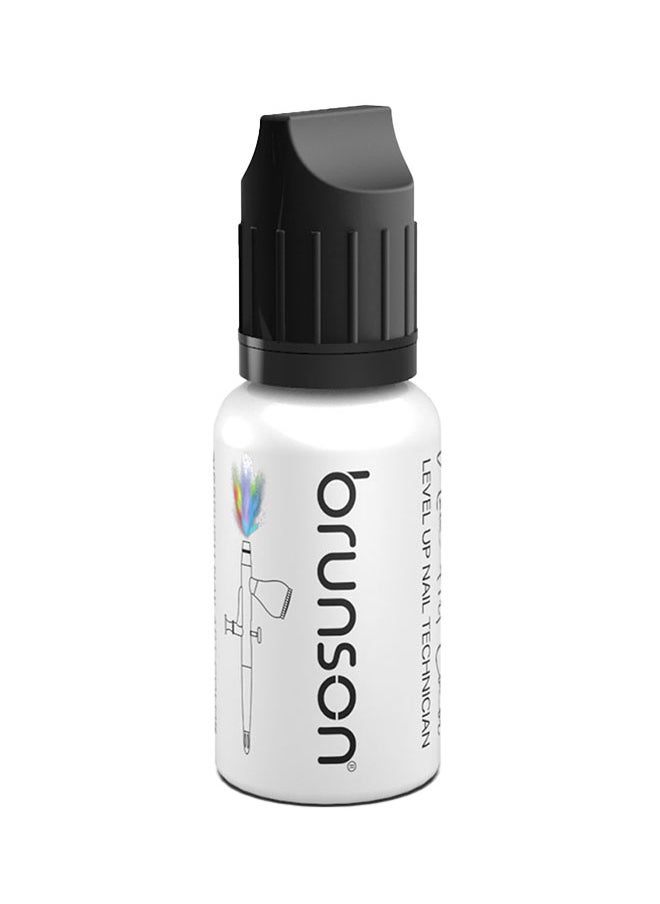 brunson Nail Art Inks Airbrush Paint Acrylic Paint Nail Polish Pigments For Model Hobby Craft Leather & Shoe Painting Nail Stencils Painting 15Ml Bottle Nail Tools Pearl White 