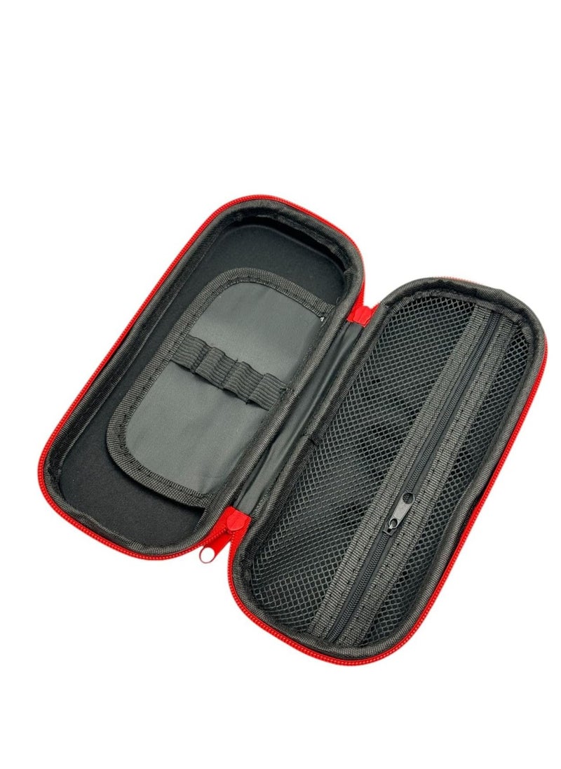QSHOP ® Cartoon Pencil Case - Hard and Durable Cute Cartoon Pencil Case with Inner Mesh Pocket Perfect Organization for Pens and School Supplies  - Image 3