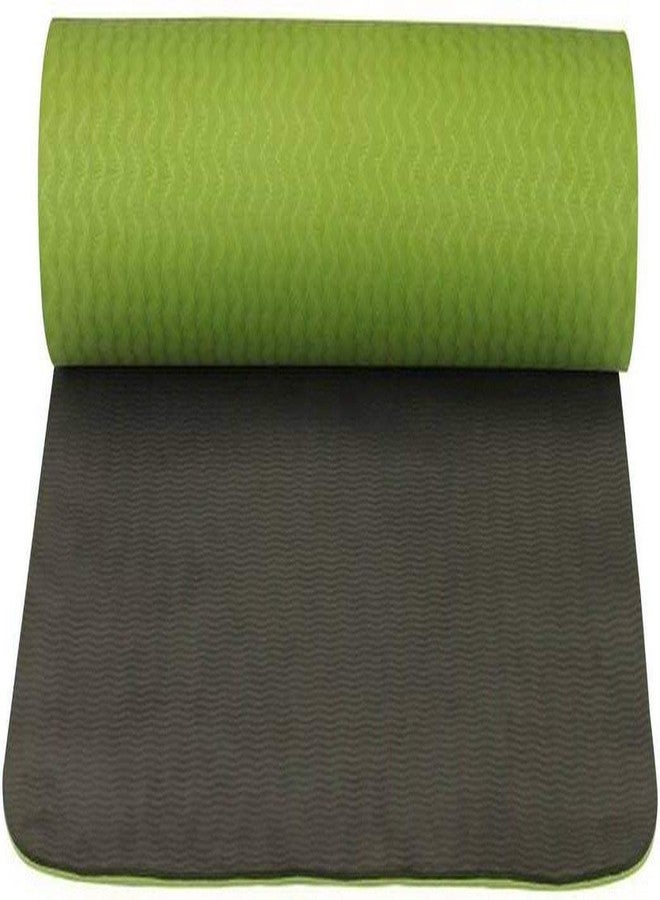 آيريس حصيرة يوغا من مادة TPE مانعة للانزلاق من IRIS Fitness لليوغا الساخنة والبيلاتس والجمباز، ذات وجهين (72 بوصة × 24 بوصة × 6 مم) - Image 1