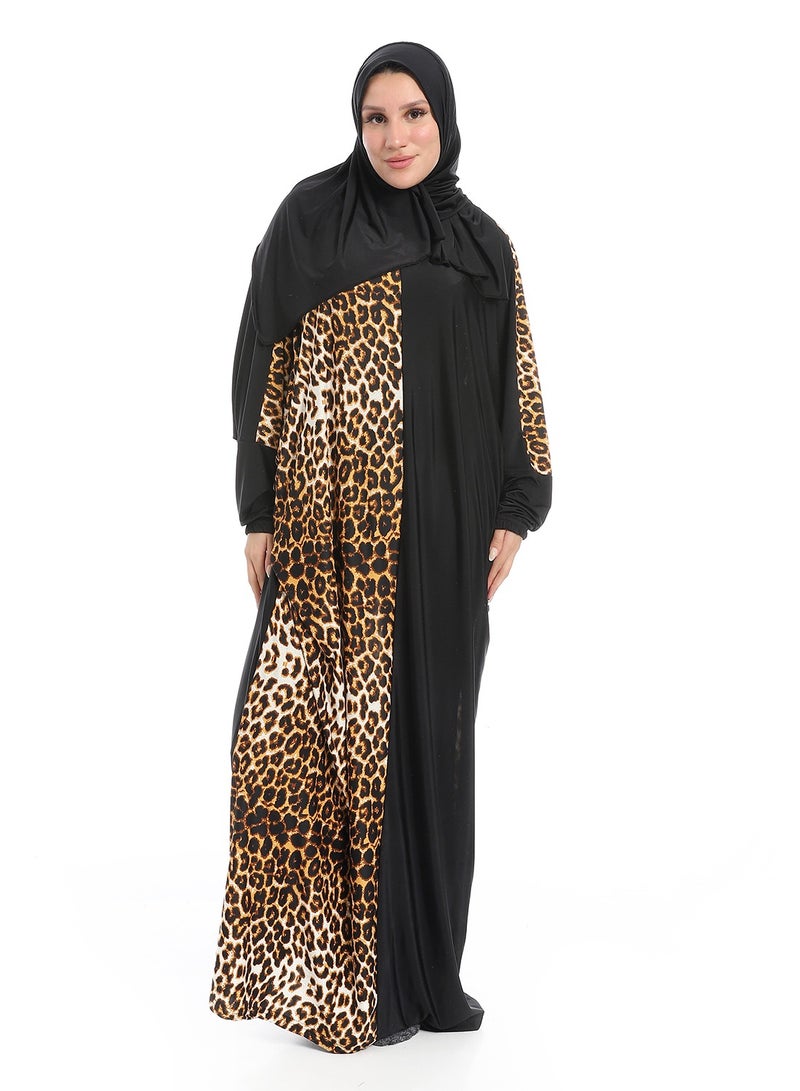 سيزار اسدال صلاة حريمي مزود بنقش تايجر  - Image 1