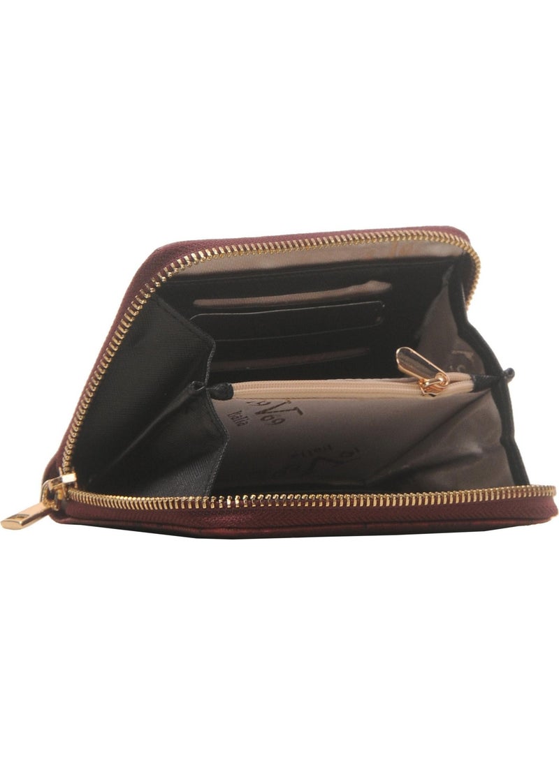 19V69 ITALIA - Women's Wallet Claret Red 4298 - Image 1