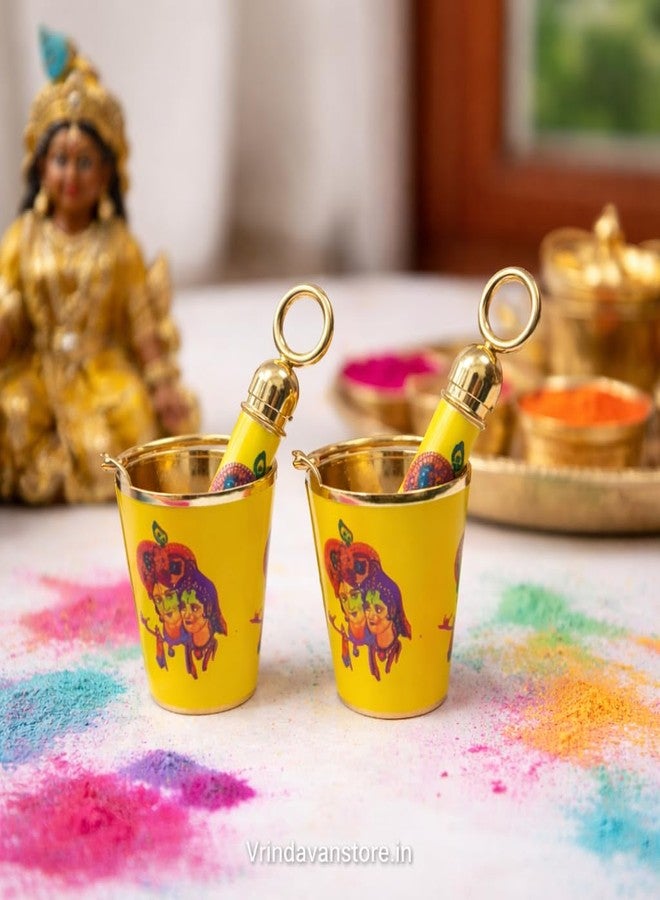 Vrindavanstore.in Holi Special Pichkari and Bucket Combo for Holi/Laddu Gopal/Gift Items/Holi Gift(Mix/Random Colour) Pack of 3 - Image 4