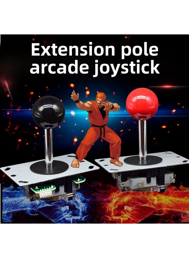 Arcade Rocker Moonlight Treasure Box Double King Of Fighters 97 Game Machine Direction Handle Without Delay Extended Eight-way Handle-Product Color:8p Extended Joystick Blue  - Image 5