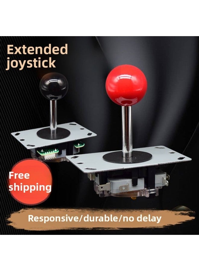 Arcade Rocker Moonlight Treasure Box Double King Of Fighters 97 Game Machine Direction Handle Without Delay Extended Eight-way Handle-Product Color:8p Extended Joystick Blue  - Image 3