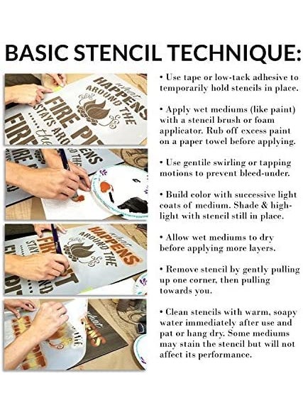 ivana's - Ivana's No Longer Slave to Fear - Child of God Stencil | Reusable Mylar Template | Paint Wood Sign | Craft Rustic Faith Quote Home Decor | DIY Farmhouse Cursive Script Song Lyric | Size - Image 1
