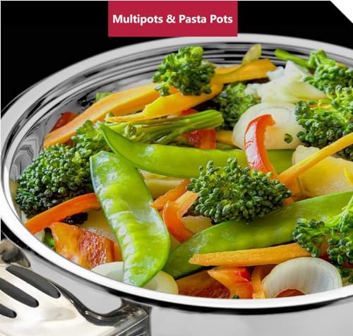 i Kito 6QT Deep Fryer Set Stainless Steel Deep Fry Basket & 3-Ply Deep Frying Pot Sauce Pan With Lid - Image 5