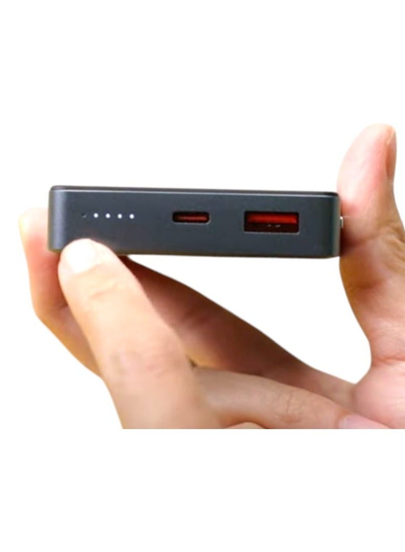 Denx 10000mAh Magnetic Power Bank Wireless Charging 38.5W Fast Charging USB C Portable Battery Pack with LED Display Strong Magnetic Attachment for Smartphones Compact Travel Charger - Image 4