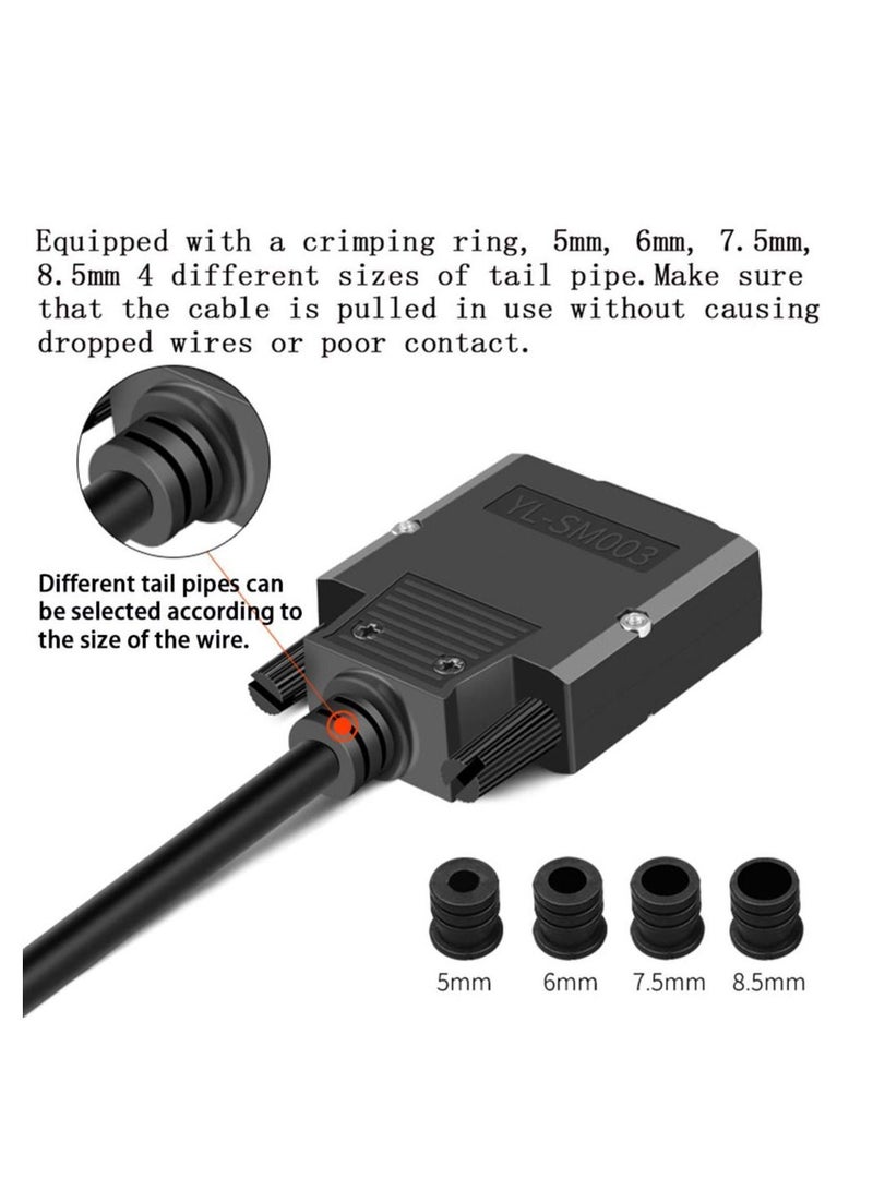 Y&D DB26 Breakout Connector, Solderfree RS232 D-SUB Serial to 26-Pin Port Terminal Male Adapter Pure Copper Core Gold Plated Connector with Case - Image 4