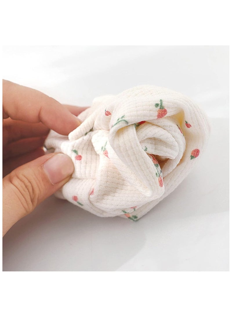 YelaJoy Floral Prints Small Pencil Bag, Cotton Concise Zipper Pen Pouch, Little Freshness Style Floral Pattern Stationery Storage Cases for School Office, 2 Pcs  - Image 4