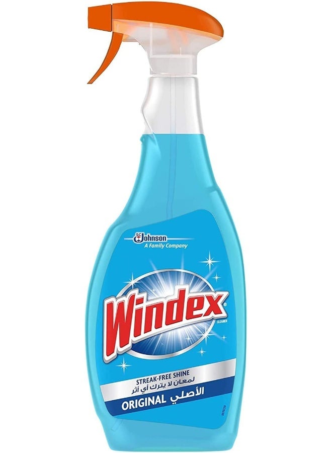 Windex منظف النوافذ والزجاج وينديكس 2 × أصلي و 1 × لافندر، لمعان خالي من الخطوط، يعمل على البقع وآثار الأصابع، 3 × 750 مل - Image 4
