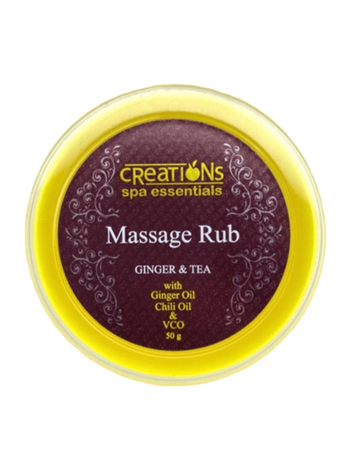 creation Massage Rub Ginger and Tea,50g - Image 1
