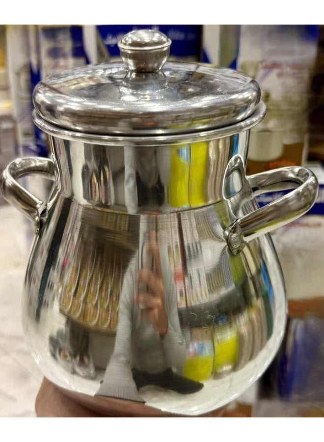 Aluminium Beans Pot With Stainless Steel Handles . - Image 1