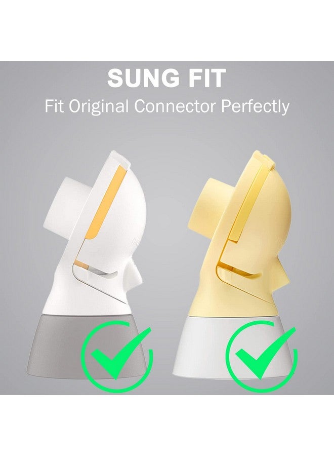 Membranes Compatible with Medela Pump Parts, 2-Pack BPA Free Silicone Membranes Compatible with PersonalFit Flex connectors, Spare Parts, 2 Count - Image 3