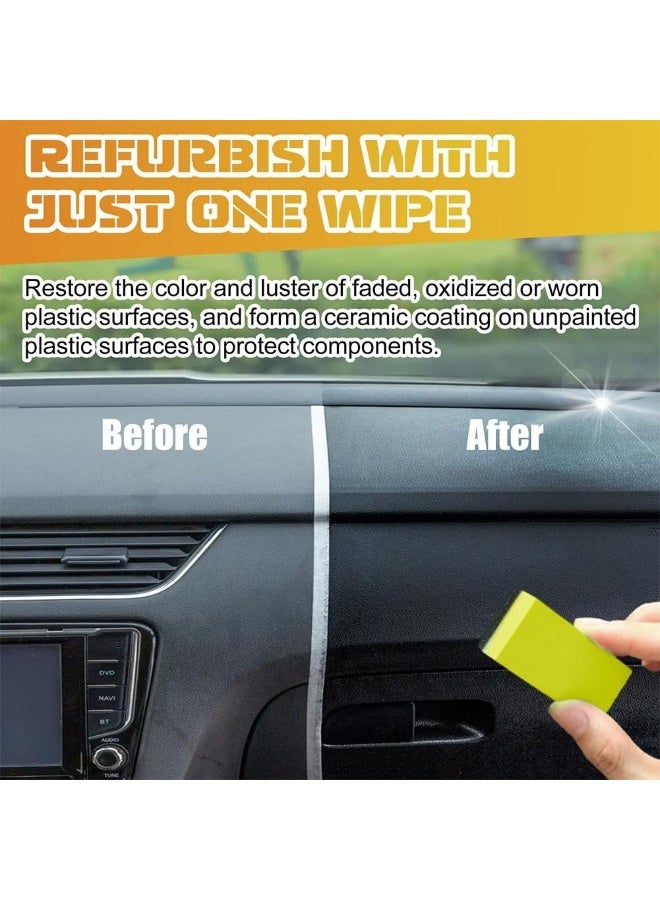 RAYHONG Car Plastic Renewal 50ml - UV Protectant Cleaner & Polish - Restores color and shine to bumpers, mirrors, handles, and interior and exterior plastic finishes - Image 2