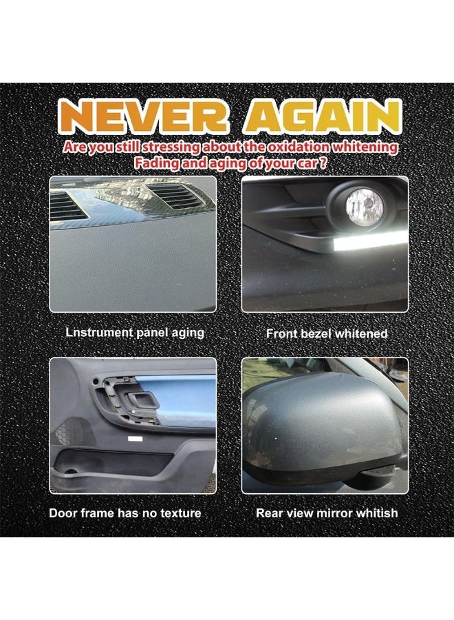 RAYHONG Car Plastic Renewal 50ml - UV Protectant Cleaner & Polish - Restores color and shine to bumpers, mirrors, handles, and interior and exterior plastic finishes - Image 4