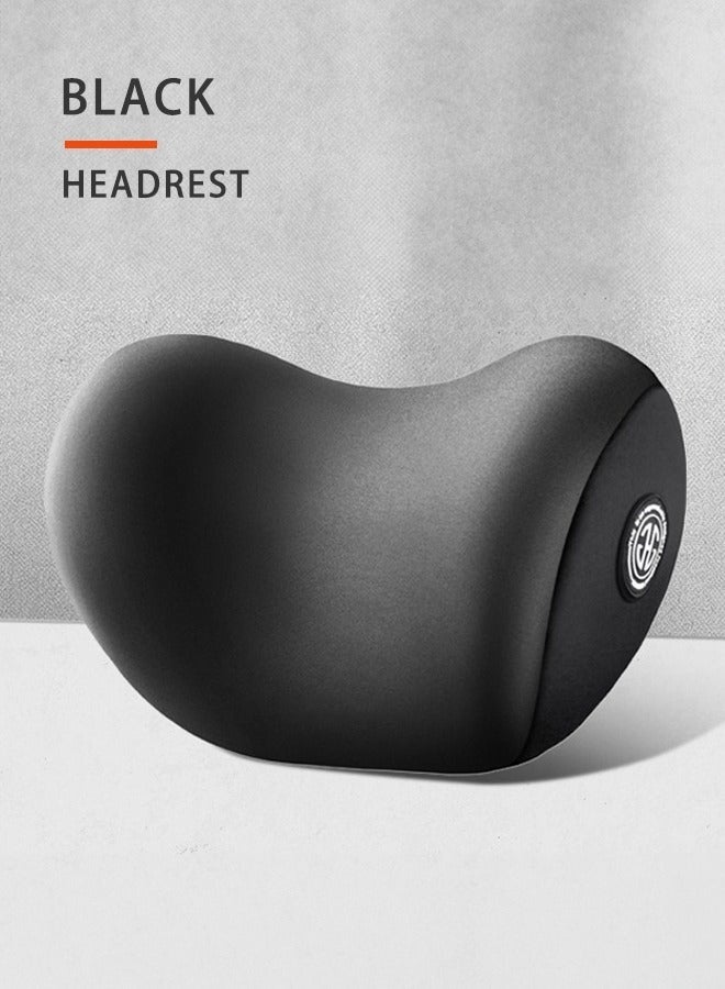 Car Seat Head Rest Neck Pillow Black - Image 1