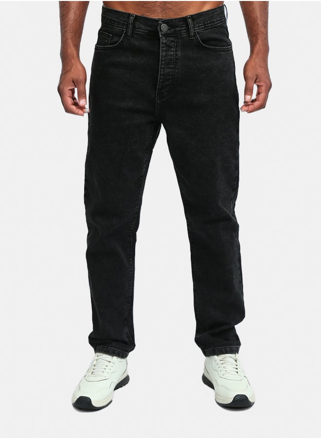 RAVIN Five-Pocket Black Jeans For Casual Wear  - Image 1