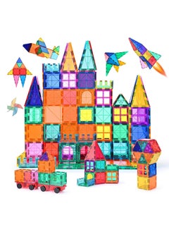 Magnetic Tiles for kids, 104 pcs 3D Building Blocks Constructional Set - Unleash Limitless Creativity and STEM Learning