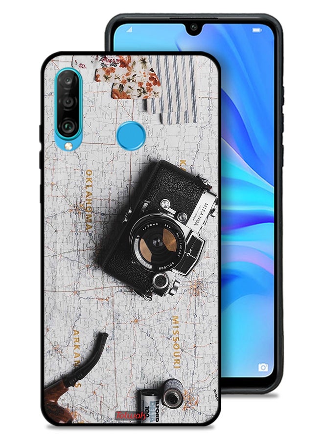 Tolwak Huawei P30 lite Protective Case Cover Vintage Camera - Image 1