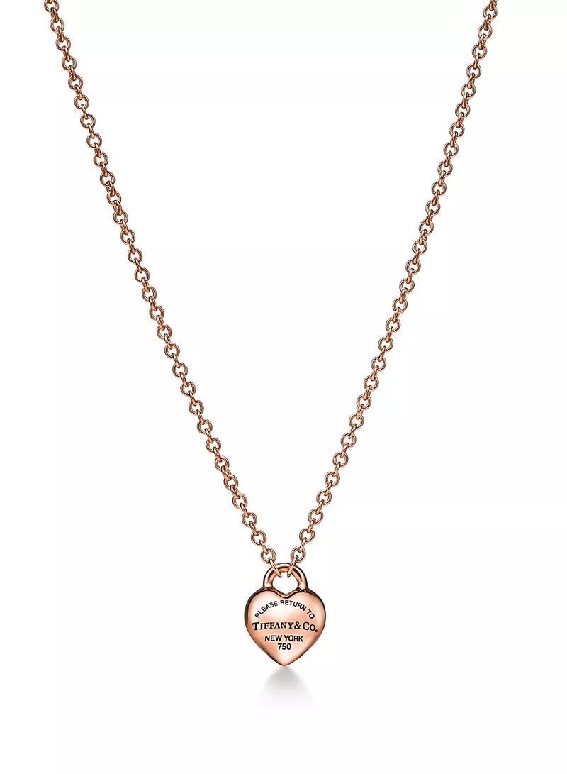 Tiffany & Co. Return to Tiffany® Full Heart Pendant in Rose Gold  - Image 1