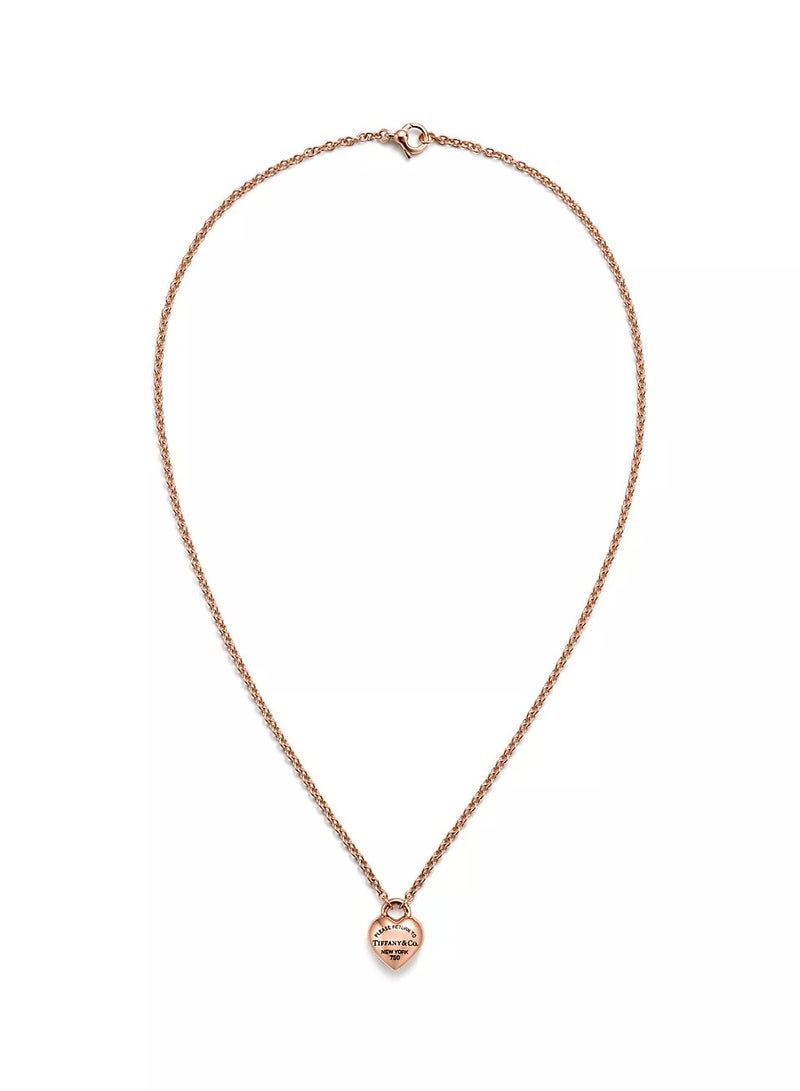 Tiffany & Co. Return to Tiffany® Full Heart Pendant in Rose Gold  - Image 4