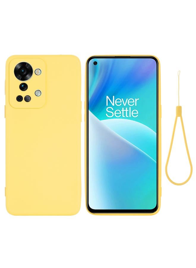 S-TOP Case For OnePlus Nord 2T Pure Color Liquid Silicone Shockproof Phone Case - Image 1