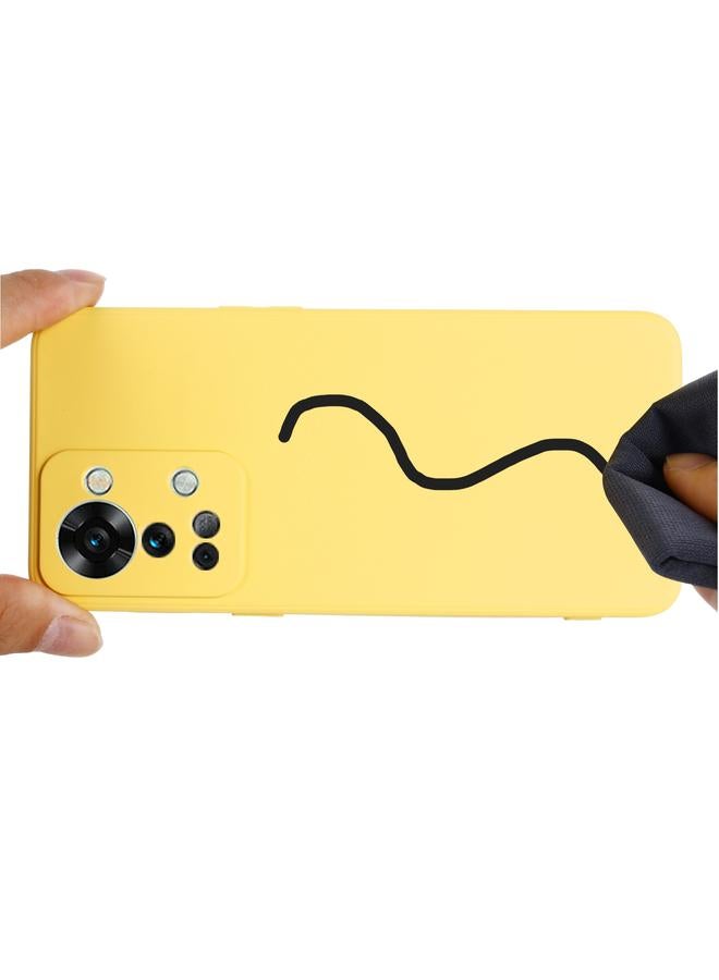 S-TOP Case For OnePlus Nord 2T Pure Color Liquid Silicone Shockproof Phone Case - Image 4