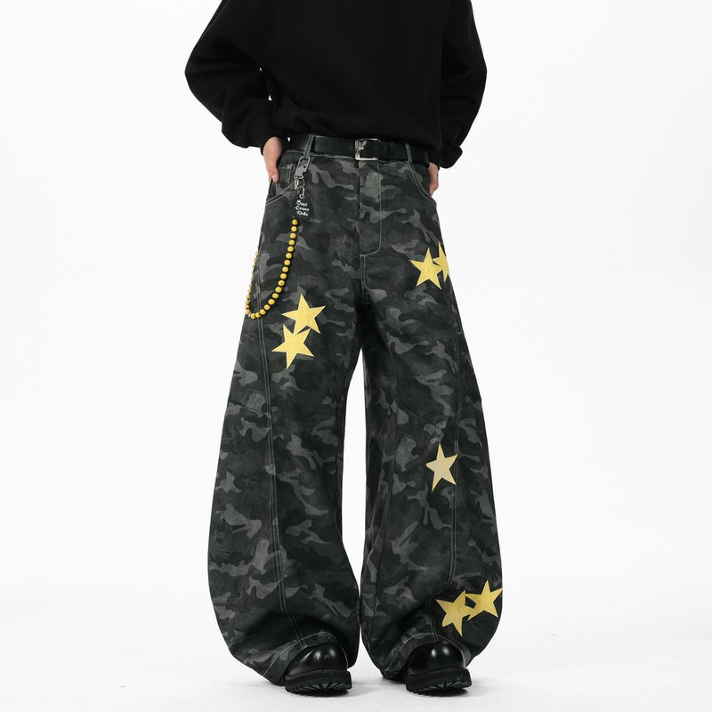 Unisex Casual Daily Denim Jeans - Image 3