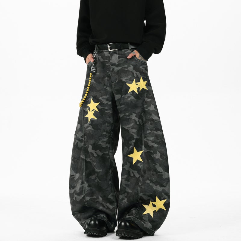 Unisex Casual Daily Denim Jeans - Image 2