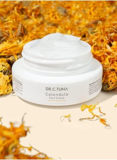 FARMASI FARMASi DR. C. TUNA Calendula Oil Face Cream, Deep Hydration & Soothing Moisturizer for Sensitive Skin, 1.7 fl.oz / 50 ml  - Image 2