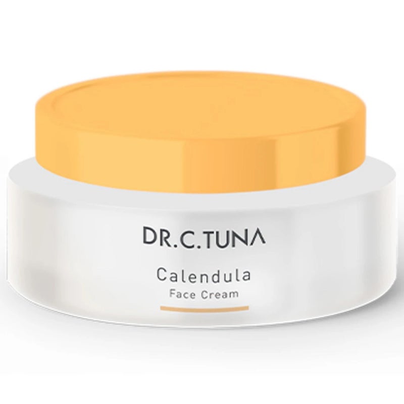 FARMASi DR. C. TUNA Calendula Oil Face Cream, Deep Hydration & Soothing Moisturizer for Sensitive Skin, 1.7 fl.oz / 50 ml - Image 1
