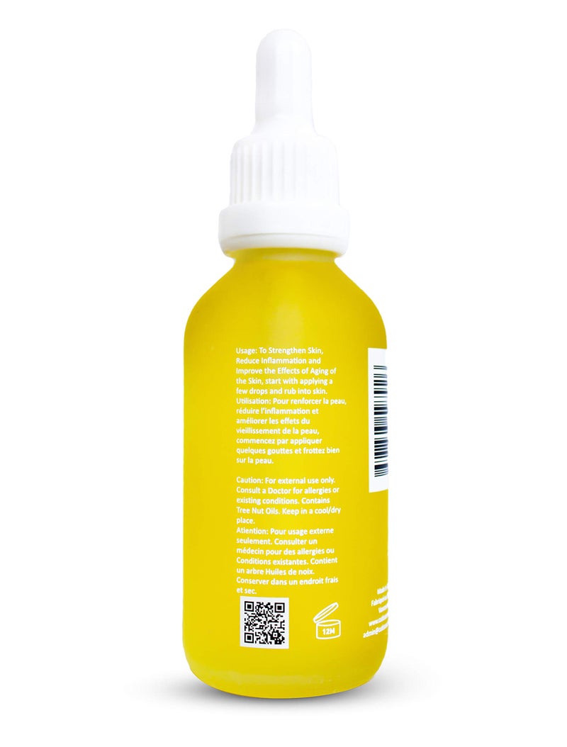 Cutis Sanus 100% Organic Vitamin D Skin Face Oil Serum Moisturizer - Premium 2 oz. By Cutis Sanus - Natural Advanced Skin Care For Re-Hydrating and Illuminating Skin - Image 3