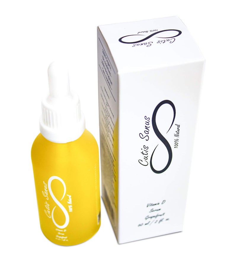 Cutis Sanus 100% Organic Vitamin D Skin Face Oil Serum Moisturizer - Premium 2 oz. By Cutis Sanus - Natural Advanced Skin Care For Re-Hydrating and Illuminating Skin - Image 5
