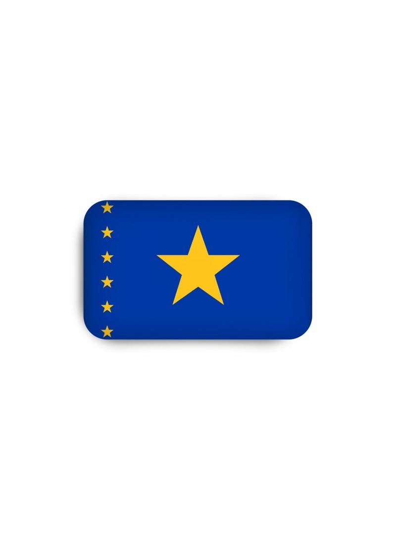 971ميديا شارة مغناطيسية تحمل علم جمهورية الكونغو الديمقراطية - Image 2