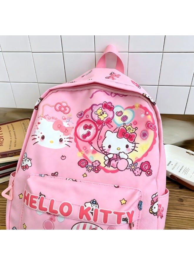 Hello Kitty Kids' Pink Backpack with Cartoon Print - Image 3